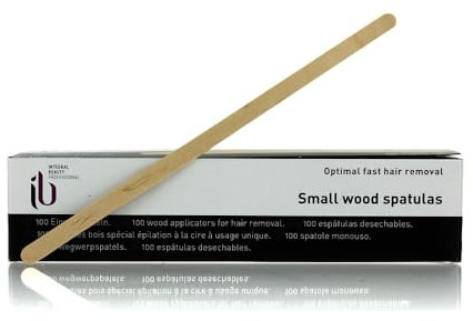 Spatule en bois pour épilation à la cire petite taille (sachet de 100)