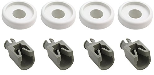 AEG lave-vaisselle Top Panier supérieur Roues et goupilles de plastique (lot de 4)