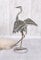PALAZZO INT Großer Fischreiher ENZO – Garten- & Wohnbereich-Figur aus Schmiedeeisen, 90 cm H, Filigrane Deko-Skulptur mit natürlicher Rost-Patina