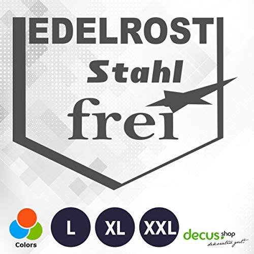 EDELROST STAHL FREI L 1771 (grau) // Sticker OEM JDM Style Aufkleber