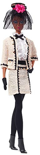 Barbie Signature poupée de Collection 20ème Anniversaire des BFMC élégante en Tailleur en Tweed, Jouet Collector, GHT65