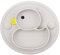 Baby Suction Plate, Toddler Silicone Divided Non Slip Placemat, Fit for High Chair Tray, BPA-Free Dishwasher & Microwave Safe Kid Travel Portable Feeding Plate, Best Baby Gift 22 * 20 * 2.5cm