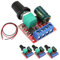 VISSQH PWM motor speed controller, DC 5V-35V 5A adjustable reversible, DC 6V 12V 24V 35V variable voltage regulator dimmer switch with LED indicator and switch function（3 pcs）