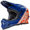O'NEAL | Mountainbike-Helm | MTB Downhill | Nach Robustes ABS, Ventilationsöffnungen für Luftstrom & Kühlung, ABS Außenschale | SONUS Helmet Split | Erwachsene | Blau Orange | Größe XL