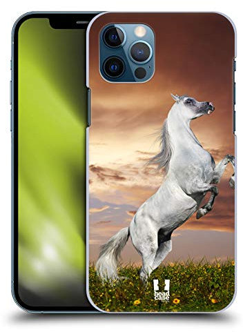 Head Case Designs Cavallo Animali Selvatici Custodia Cover Dura per Parte Posteriore Compatibile con Apple iPhone 12 / iPhone 12 PRO