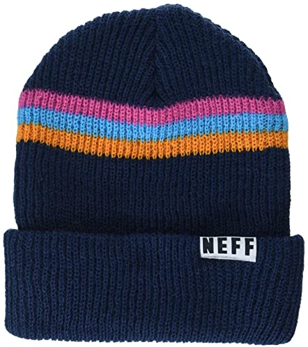 Neff Herren Men's Cozy, Colorful, Fun for Cold Weather Beanie-Mütze, Marineblau, Einheitsgröße