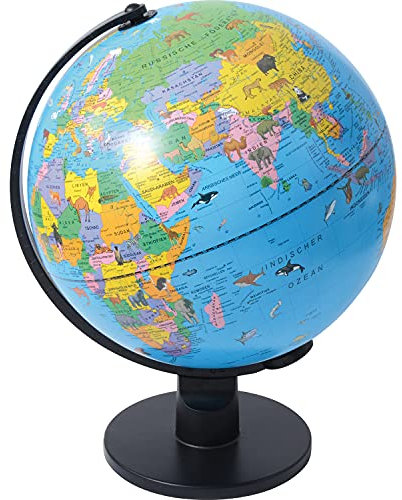 EDUPLAY 150135 Tierglobus 30 cm, bunt