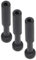 Lot de 3 bouchons pneumatiques pour fermer les raccords enfichables - 4 mm - Pour raccords à air comprimé IQS, raccords de tuyau, etc.