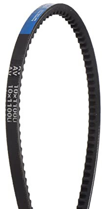 sourcing map Zahnriemen 1100mm Innen gürtel 10mm Breite Gummi Antriebsriemen für Kraftübertragung