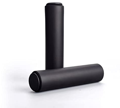 JGR SELECT Puños Bicicleta - 2 Unidades - Puños Bicicleta Montaña MTB – Empuñaduras Manillar Espuma Silicona Ergonómicos, Manguitos, Mangos, Grips – Universal Mountain Bike, Paseo, Ciclismo (Negro)