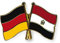 Freundschaftspin pins Deutschland-Ägypten Flagge Fahne Anstecker Button Metall NEU Anstecknadel
