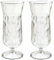koziol Superglas Club No. 17, 2 Stück, 400 ml, Cocktail- & Longdrink-Glas aus kristallklarem Kunststoff, luxuriös, unzerbrechlich, wiederverwendbar, Party, Camping, 2er Set