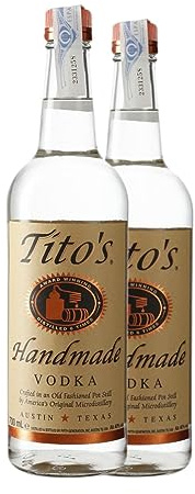 Vodka Tito's Handmade 70 cl (Caja de 2 Botellas de 70 cl)