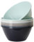 Youngever Lot de 9 Grands Bols en Plastique de 2400ML, Bols Mélangeurs, Bols Saladiers (Urban)