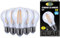 CLAR - E27 LED Vintage, LED Filament E27, Neutralweib 4000K 10W (Pack 5)