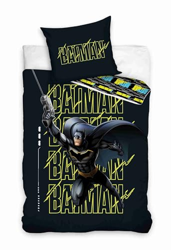 Batman Bettwäsche Baumwolle 135x200 + 80x80 Bettbezug