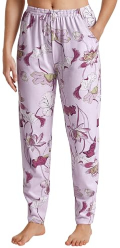CALIDA Favourites Hose Damen, mit Seitentaschen, aus 100% Supima Baumwolle | Seitentaschen, temperaturausgleichend, atmungsaktiv, leichter Stoff