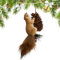 Weihnachtsbaum-Eichhörnchen-Ornamente | Tier-Weihnachtsschmuck | Weihnachtsbaum- Eichhörnchen-Figur Anhänger | Weihnachtsbaum-Dekoration für Weihnachtsbäume, Häuser, Geburtstage, Feiern