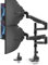 PUTORSEN Supporto per monitor da 17 – 57 pollici, 2 monitor, molla a gas, doppio monitor, altezza regolabile, girevole, peso 2 – 20 kg per braccio, VESA 75/100 mm