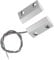 HOMSFOU 2 Sets Magnetic Alarm for Doors Roller Shutter Sensors Zinc Alloy Detector Wired Alarm System Security Equipment