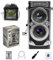 CHUZHAO - Mini cámara digital retro TLR estilo TLR con tarjeta de 16 GB, enfoque automático de 12 MP 1080P FHD, cámara de vlogging para principiantes, adolescentes y adultos, cámara de bolsillo