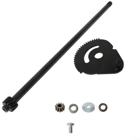 Arbre de direction et kit d'engrenage pour tondeuse à gazon pour Craftsman et Troy