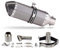 Youmero Moto Echappement Compatible avec Xmax 125 Tuyau D'échappement De Moto Universel 38-51 Mm avec Silencieux 370 Mm DB Killer Exhaust(D)