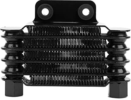 Radiador de enfriamiento de aceite de motor universal Radiador de alto rendimiento ABS duradero Negro 155x75 mm para motocicletas Bikes de tierra ATV 100 250