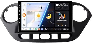 Genérico MLXABH Stereo per Auto Android 14 da 9 Pollici per Hyundai Grand I10 2013-2016, Radio Touch 2 DIN con Bluetooth, CarPlay,GPS,WiFi,Controllo vocale e controllo sul volante (X7 6G+128G)