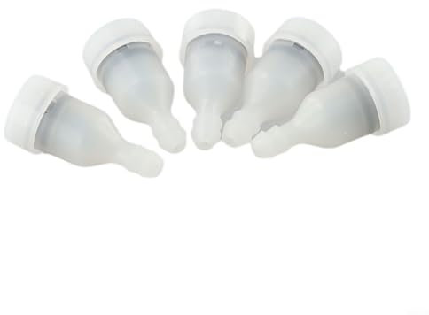 Confezione da 5 pezzi di ricambio per valvola di controllo dell'aria del serbatoio del carburante per motosega, compatibili con decespugliatori serie 4500, 5200, 2500, 25 x 11,7 mm
