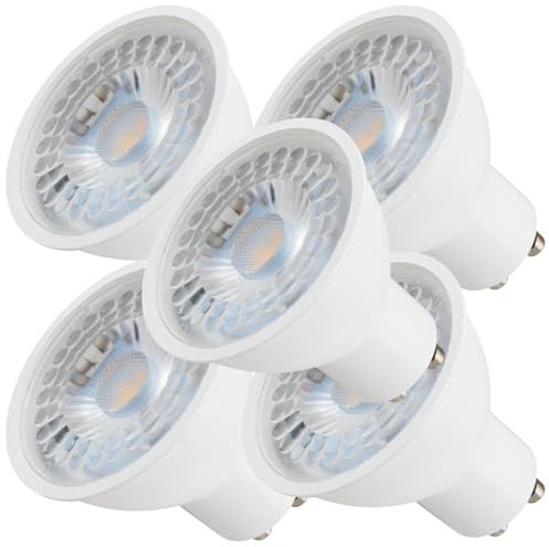 Lampen-Platz 5 Stück GU10 LED Lampe 230V 3W Warmweiß 3000K | 240 Lumen | Leuchtmittel für Spots, Deckenstrahler & Einbauleuchten | Kompakt, langlebig & sofort hell