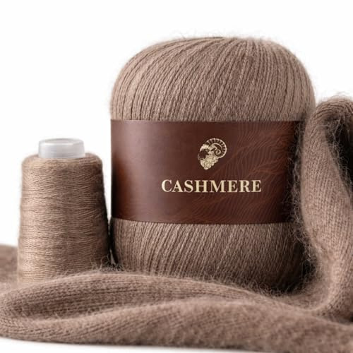 Nomiro - Nomiro Strickgarn 300g Set - 6 Knäuel weich hautfreundlich Kamel Garn zum Handstricken und Maschinenstricken für Pullover Cardigan Schal Mütze feines Wollgarn für Strickprojekte