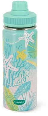 Neavita Twice - Bottiglia Thermos Limited Edition Love Nature Colore Celeste, 1 Pezzo