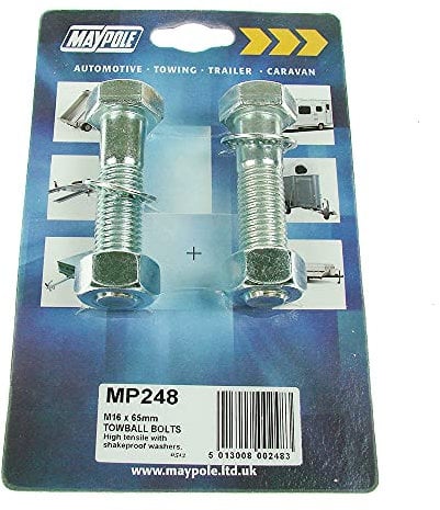 Maypole 248 Boule d'attelage Boulons M16 x 65 mm