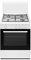 Nikkei SN664WE - Cucina a gas 4 Fuochi con forno elettricocon grill 60x58 cm colore bianco
