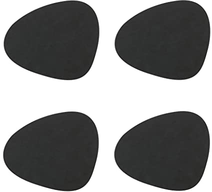Lind DNA Tischset Curve L - Nupo - 4er Set (Schwarz)