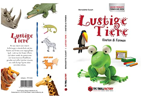 TFC Troll Factory Mein tolles Knete Buch Lustige Tiere Kneten und Formen