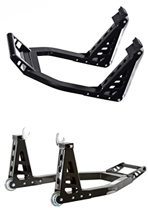 Montageheber Motorrad Montagelift Motorradständer Motorradheber Set für Motorräder hinten und vorne