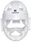 kowaku Breathable Boxing Head Guard für Kinder und Erwachsene, MMA Kickboxen Kopf Gesicht Schutz Boxen Helm Nase Schutz für Muay Thai Taekwondo, Textart Weiß XL
