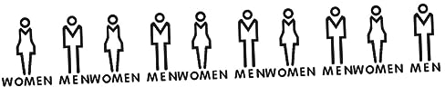 STOBOK 10 Stk Toilettenschild Unisex-badezimmerschilder Lustige Badezimmerschilder Aufkleber Für Badezimmertüren Badezimmerschilder Für Unternehmen Acryl Plakette Metall Fräulein