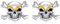 Totenkopf-Ohrringe für Damen, 925er-Sterlingsilber Halloween-Kreuzknochen-Totenkopf-Ohrstecker Gothic-Skelett-Piraten-Ohrringe Halloween-Schmuck Geschenke