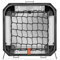 TrunkExpert Kofferraumnetz kompatibel mit Kappa K-Venture/K'Force - Topcase Motorrad - Netz – Motorradkoffer – Zentraler Koffer - Gepäcknetz – Kofferraum Netztasche – Schwarz - 48 l