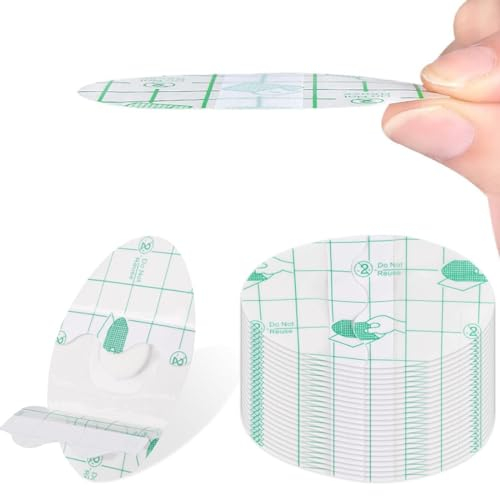 100 PCS Orejeras para Ducha, Apones Oidos Natación para Adultos,Pegatinas Desechables Impermeables para los Oídos con Tapones para los Oídos de Algodón,Impermeables Para El Oído Nadar Y Bañarse