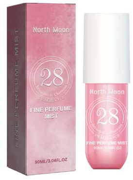 Allony Bodyspray Damen, Haarparfüm Damen, Body Mist Befeuchtet Die Haut, Langanhaltender Duft Körperspray, Frischer und Milder, 90ml