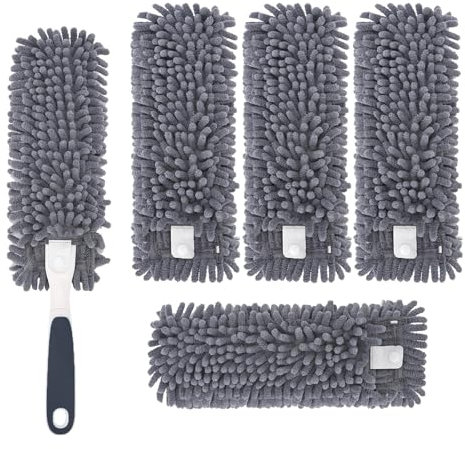 Yicotira Grey 4 Pack Reusable Duster Refills