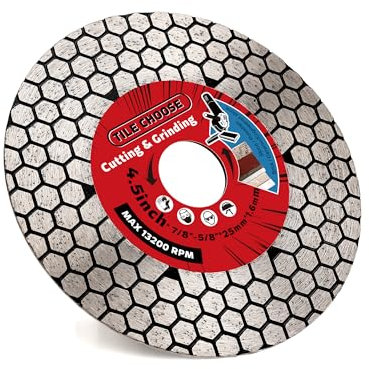 Casaverde 115mm Porcelain Cutting Disc Tile Blade Cutting and Grinding for Granite Marble Ceramic Tiles