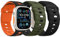 MoKo 3Pack Ocean Band Compatible with Apple Watch Ultra 2 Band 49mm 46mm 45mm 44mm 42mm for Men Women, Silicone Replacement Strap Sport Wrist band for iWatch Series 10 9 8 7 6 5 4 SE Ultra 2, 3Pack A
