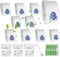10 Vacuum Dust Bags for Miele Hoover Bags Replacement, for Miele GN 3D Classic C1, Complete C2 C3, S400i, S600, S800, S2000, S5000, S8000 Series w/6 Filters, 10 Freshener Sticks & 1 Brush