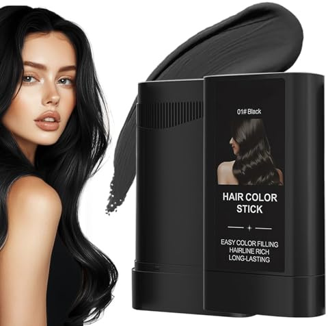Teouuas Hair dye Comb, Peine de Tinte 2 en 1 para Cabello (Marrón Oscuro) | Peine Cabello Tinte Instantánea con Peines Integrado, Resistente al Agua, Cubre Canas, Portátil para Hombres y Mujeres