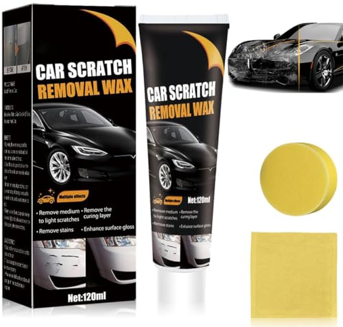 Kratzer Entferner Auto, Blitzentferner für Fahrzeuge, Auto Politur Set für Tiefe Kratzer, Autopolitur Paste Auto Kratzer Polierpaste Schnell für Cars Verschiedene Oberflächen